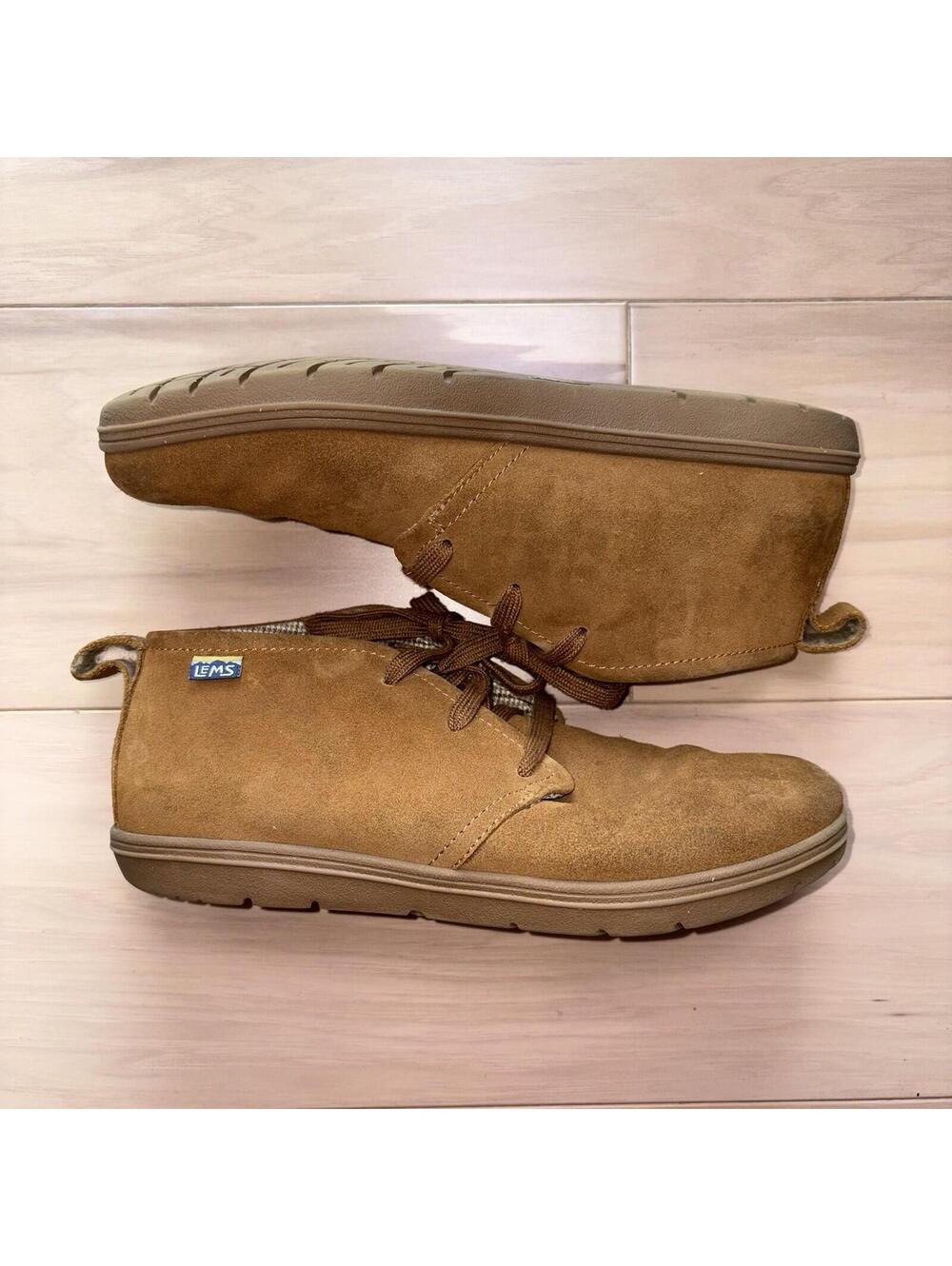 Lems Chukka Boots Lion’s Mane Suede Men’s Size 11 Minimalist Barefoot - Picture 2 of 8